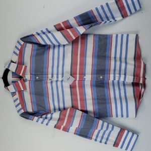 Peter Elliot Shirt NWT Size 16-Made in Spain 100% Cotton